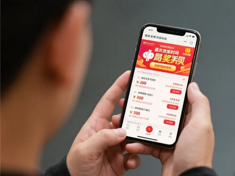 一位用户正通过手机浏览彩票官方网站，屏幕清晰显示最新开奖时间和中奖结果